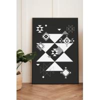 Set of two Ethnic downloadable prints, Geometric print, Tribal art, Ethnic wall art, Printable art (Black and White)