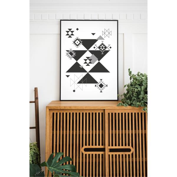Ethnic downloadable print, Geometric print, Tribal art, Ethnic wall art, Printable art, Color White